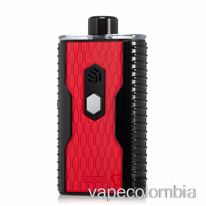 Kit Vape Completo Aspire Cloudflask 3 Pod System Negro Y Rojo
